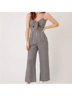 Xhilaration gingham  jumpsuit